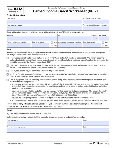 The income limits for those who qualify for this <b>tax</b> credit have been adjusted. . Irs form 15112 status